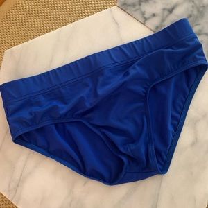 Men’s Charlie By MZ Cobalt Blue Swim Briefs - SZ M